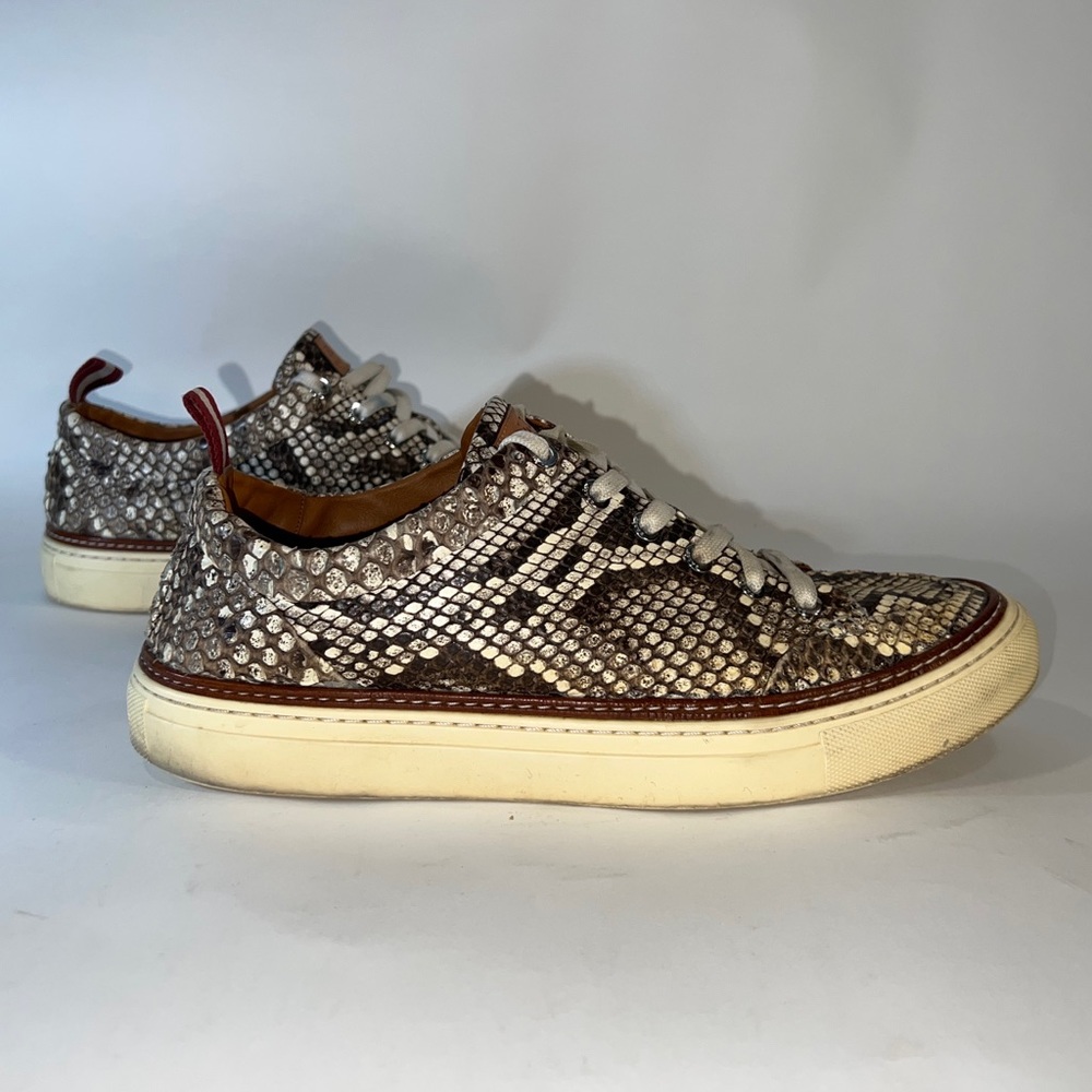Bally Men's Hernando Python Low-top Sneaker Size 10